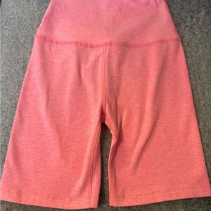 Beyond Yoga Coral Space-Dye Bike Shorts Athletic Athleisure Yoga
